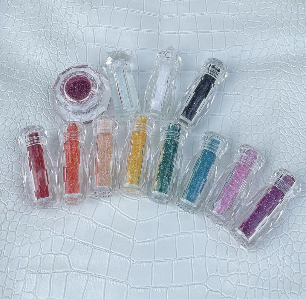 Swarovski "microcystals" crystal jars